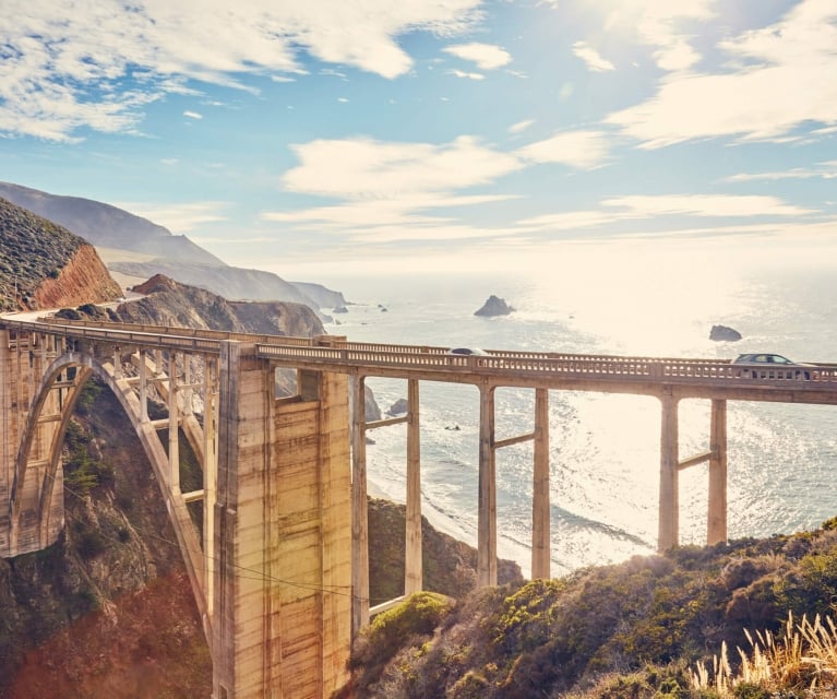 sur big bridge in california