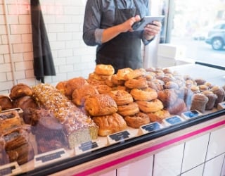 Mr. Holmes Bakehouse display full of pastries