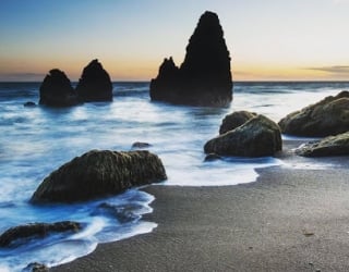 Ocean Beach rock formations