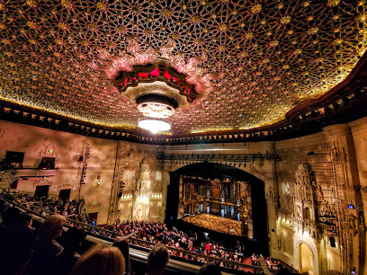 Orpheum theatre interior with full crowd
